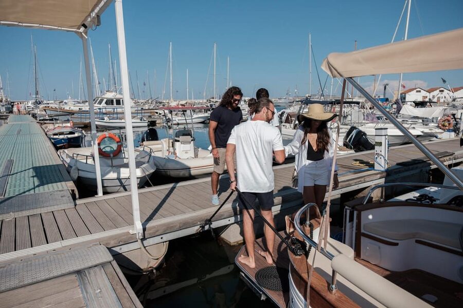 Palermo by Sea: Relaxing Boat Tour with Aperitif - Vergine Maria beach break: clear water, snorkeling masks, and time to float