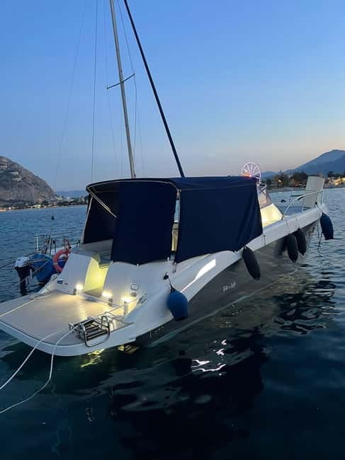 Palermo: Luxury Boat Tour with Snacks and Snorkeling - Marina Arenella meeting point and the boat’s real comfort