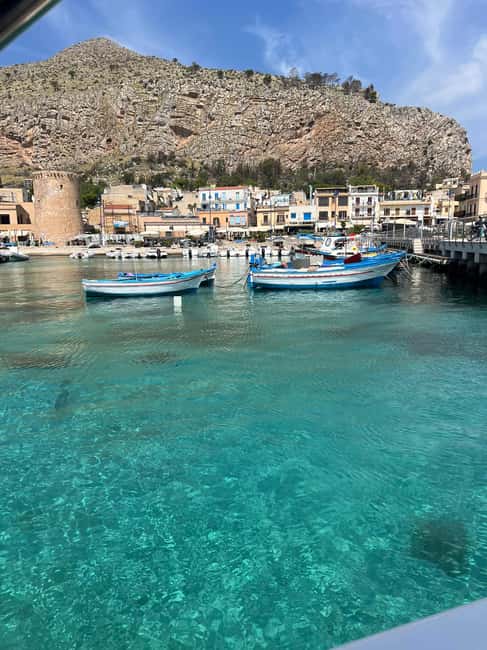 Palermo: Mondello Boat Tour and Nature Reserve with Snacks and Drinks - Agamare stop: a first taste of the coastline from offshore