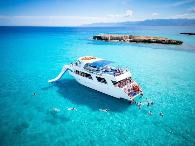 Paphos/Akamas: Blue Lagoon Bus & Boat Tour with Water Slide - Key things that make this tour work