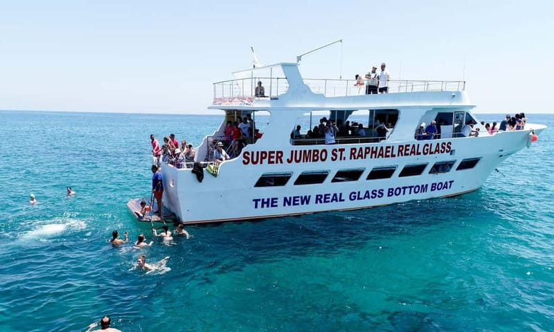 Paphos: Glass Bottom Boat Trip with Swimming or Snorkeling - Key things to know before you go