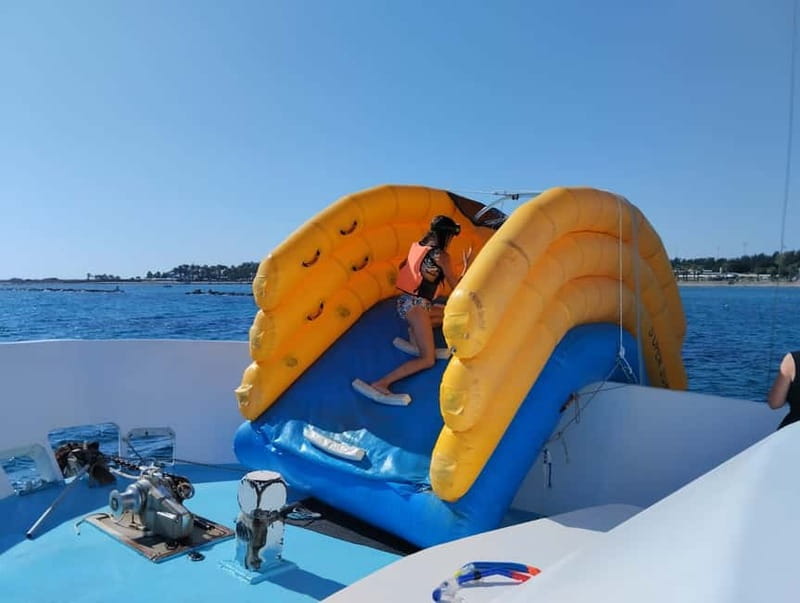 Paphos: Glass Bottom Boat Trip with Swimming or Snorkeling - Swim stop details: turtles in breeding season and snorkeling reality checks