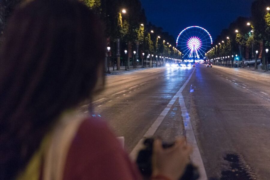 Paris: Evening Bike and Boat Tour - Louvre pyramids, Champs-Élysées sightlines, and the Grand/Petit Palais