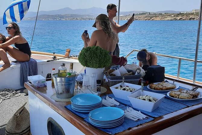 Paros Half Day Boat Tour from Naoussa port and Bay . - Stop 3: Agia Kali and its church views inside Naousa Bay