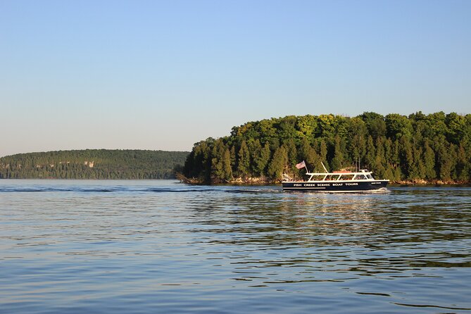 Peninsula Park Caves Scenic Boat Tour - Fish Creek meeting point and parking reality