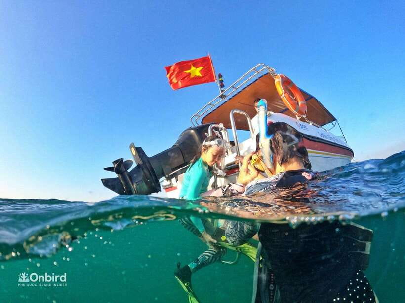 Phu Quoc: Speed Boat Tour 4 Islands - 2 Reefs Snorkeling - Four islands by speed-boat: scenery and calmer landings