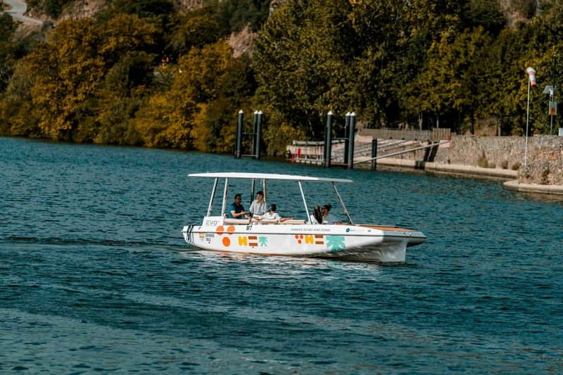 Pinhão: Douro River Solar Boat Tour with Wine Tasting - The 1-hour cruise: Pinhão, up to Romaneira, then back