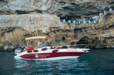 Polignano Sea Caves: Boat Tour with Snorkeling & Aperitif - San Vito check-in and getting comfortable on Venture Vibes