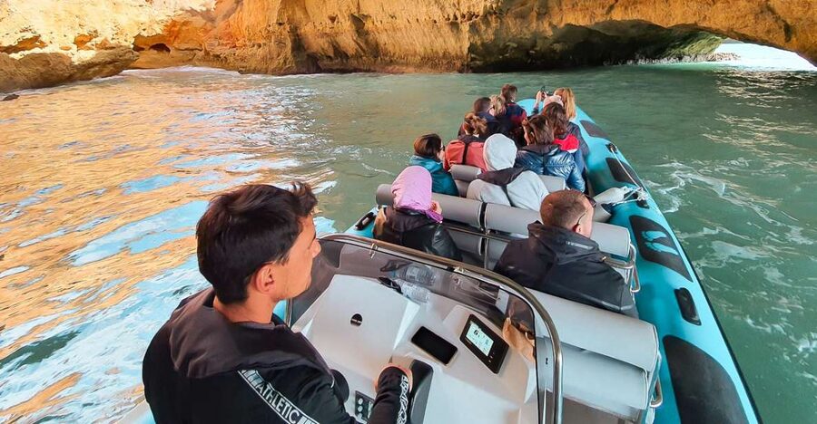 Portimão: Benagil Cave and Praia de Marinha Boat Tour - The Coastline Run: Fort Santa Catarina, Ferragudo Castle, and More