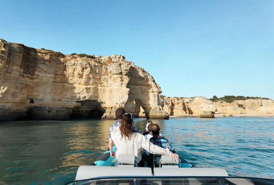 Portimão: Benagil Cave and Praia de Marinha Boat Tour - Praia da Marinha Swim Stop: One of the World’s Most Beautiful Beaches