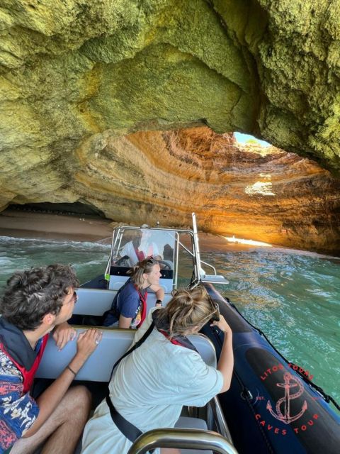 Portimao: Boat trip to the Benagil Cave - Algar Seco and Alfanzina Lighthouse: the build-up before Benagil