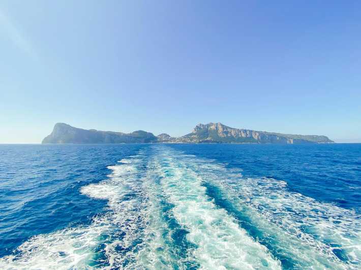 Positano: Capri and Blue Grotto Shared Boat Tour with Drinks - Small-Group Shared Boat Comfort and What You Actually Get On Board