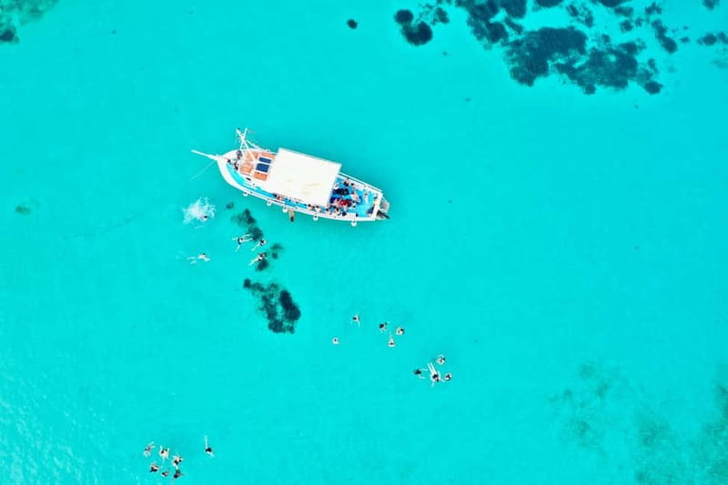 Pounta: Blue Lagoon Boat Tour - The San Nikolas Island and church moment