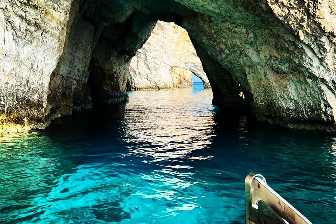 Private 7m 250hp speed boat tour Shipwreck Blue caves up to 8pax - Stop 1: Navagio Beach (Shipwreck Beach) from the sea