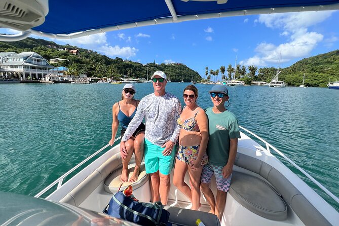 Private Boat Charter St. Lucia, boat tour to Soufriere. Half day. - The west-coast route: Marigot Bay orientation and a fishing village drive-by