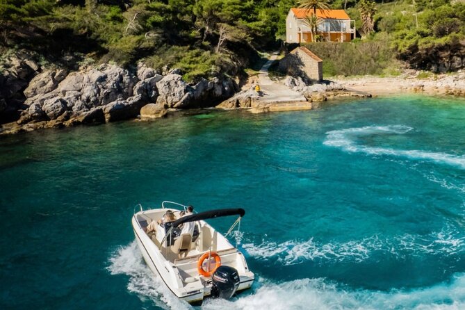 Private Boat Tour-Elafiti islands,Blue and green cave,Sandy Beach - Dubrovnik’s Sea-Cliff Walls: The Bonus View Most Tours Miss