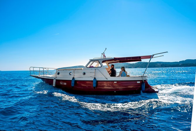 Private boat tour- explore the islands, find hidden caves and try snorkelling - Kolocep Island and the cave swim checklist (Blue Cave + more)