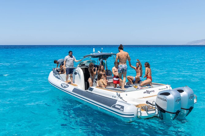 Private Boat Tour to discover Favignana and Levanzo from Trapani - Scogliera Di Cala Rossa: The Crystal-Water Beach Stop With Fish Nearby