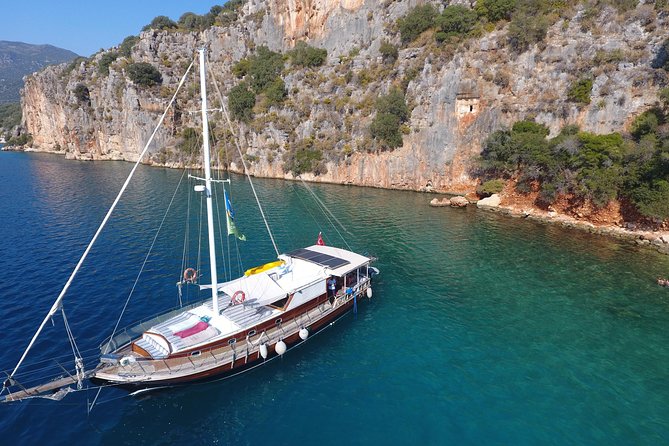 Private Boat Trip to Kas Islands including BBQ Lunch - Big Pebble Beach: the cool-water trick you’ll feel
