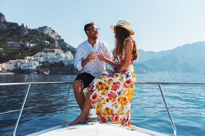 Private Full-Day Guided Boat Tour at the Amalfi Coast - Onboard comfort: towels, bathroom, and a change cabin for wet clothes