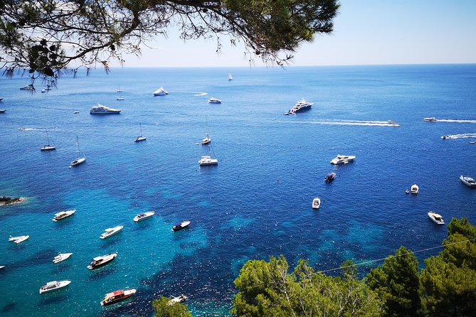 Private Island of Capri Boat Tour for Couples - The east-coast rock arch and the legends light show