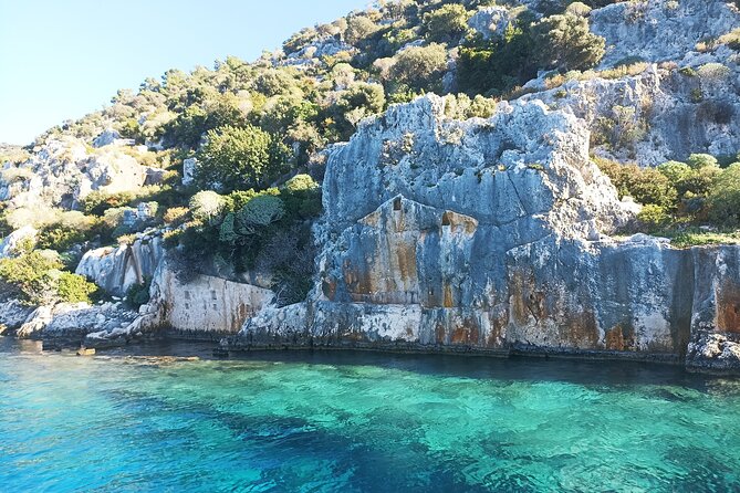 Private Kekova Boat Tour from Demre - Sunken City views: turquoise water with a serious backstory