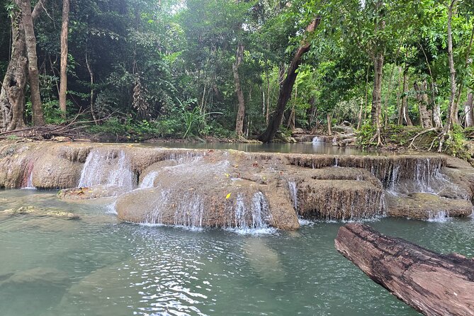 Private Tour to Erawan Waterfall and Boat Tour in Kanchanaburi - WWII Cemetery and the Bridge over the River Kwai: respectful, not rushed