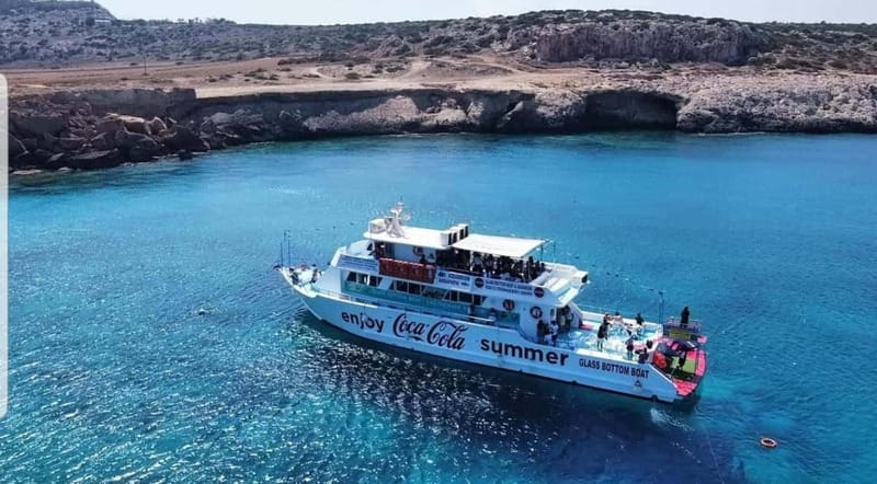 Protaras: Famagusta, Blue Lagoon and Turtle Cove Boat Trip - The swim stops that matter most: Cape Greco Lagoon and the Blue Lagoon