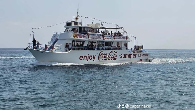 Protaras: Famagusta, Blue Lagoon and Turtle Cove Boat Trip - Food and drinks: what’s included and what you’ll buy