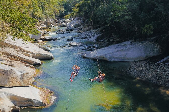 Puerto Vallarta Best Zipline Canopy + Tequila and Speed Boat Ride - Quick hits from the course and river stop