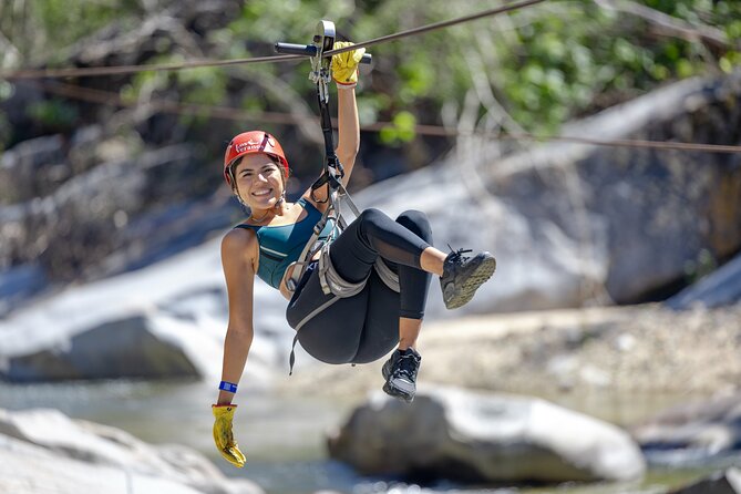 Puerto Vallarta Best Zipline Canopy + Tequila and Speed Boat Ride - River finale: swims, kayaks, and waterslides (weather permitting)