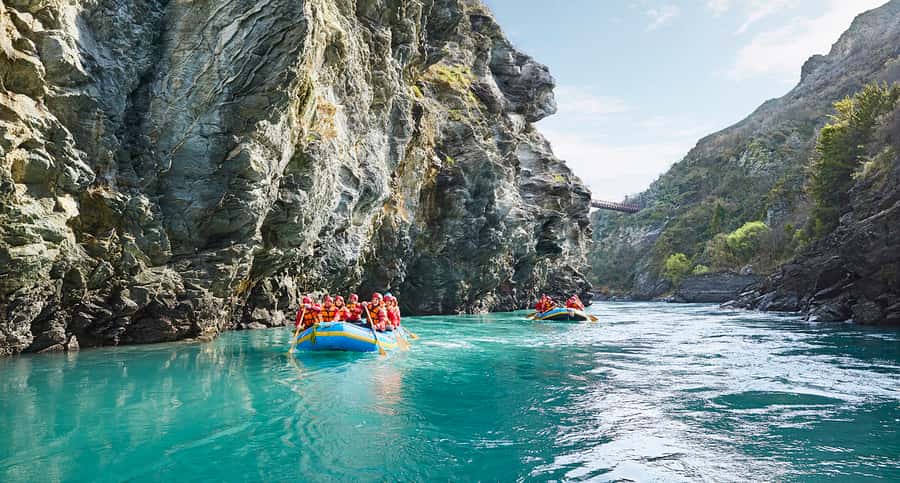Queenstown: Kawarau River Rafting and Jet Boat Ride - The rafting run: grade 2–3 rapids, swims, and flat-water breathing room