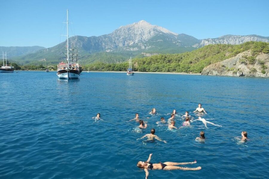 Red Dragon Pirate Boat Trip & Lunch - Pirate-Theme, Real Water Time: the Kemer-to-Phaselis cruise setup