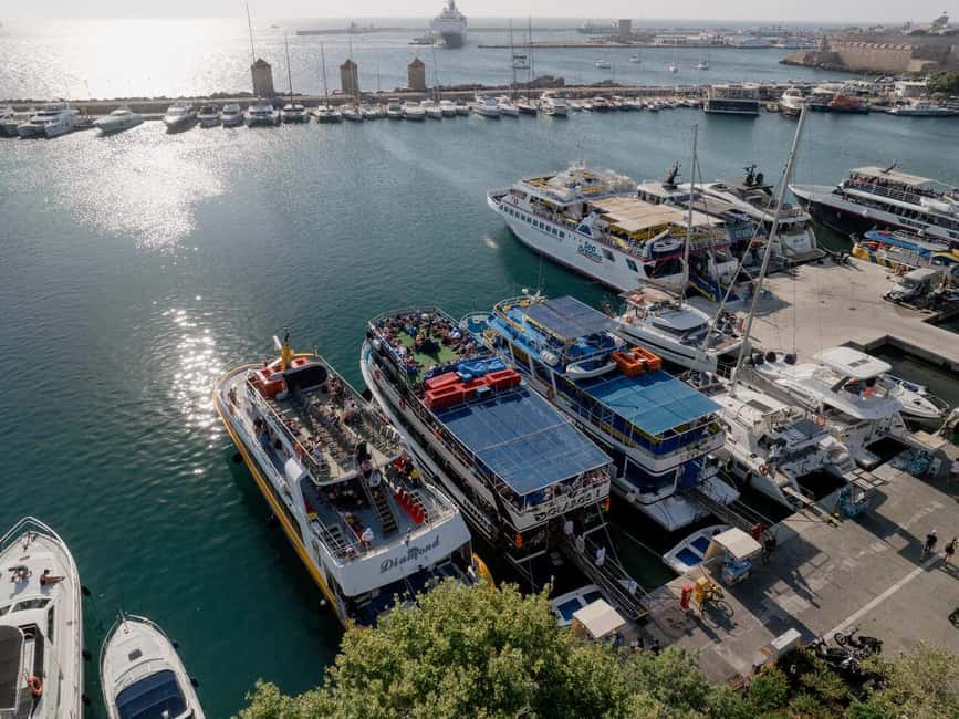Rhodes: Boat Trip to Symi - Panormitis & St. George Bay - Rhodes to Symi by boat: how the day flows from 9:00 to 17:30