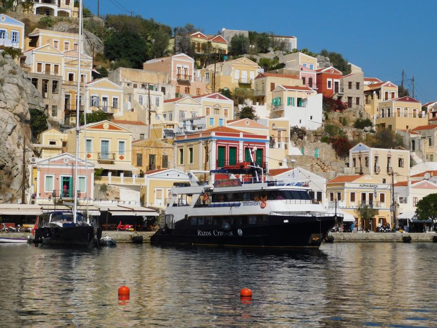Rhodes Town: Boat Trip to Symi Island and St Marina Bay - St Marina Bay break: 30 minutes of sea time that changes the whole trip