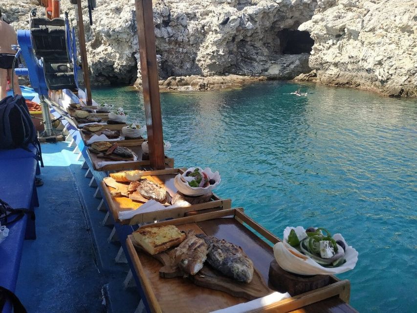 Rhodes Town: Fishing Boat Trip with Fish Meal and Swim Stops - What to bring (and what to think about before you go)