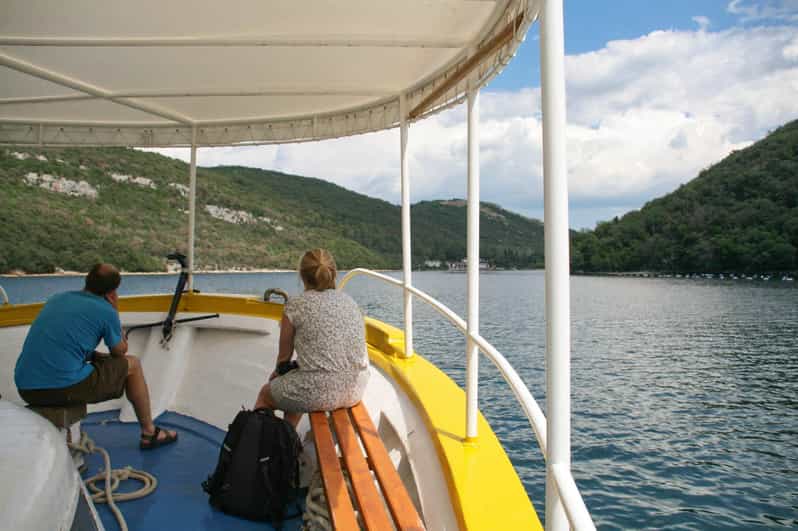 Rovinj: Lim Fjord and Pirate Cave Boat Tour - Lim Fjord at the far end: beach time, swimming, and options