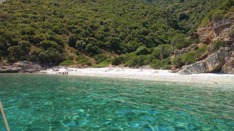 Sami: Ithaca Island Boat Trip with Swimming and Snacks - Filiatro Beach (1.5 hours): the second swim that makes the day