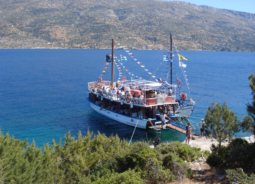 Samos: Boat Tour with BBQ Lunch to Samiopoula - Traditional kaiki sailing: the fun part is the in-between time