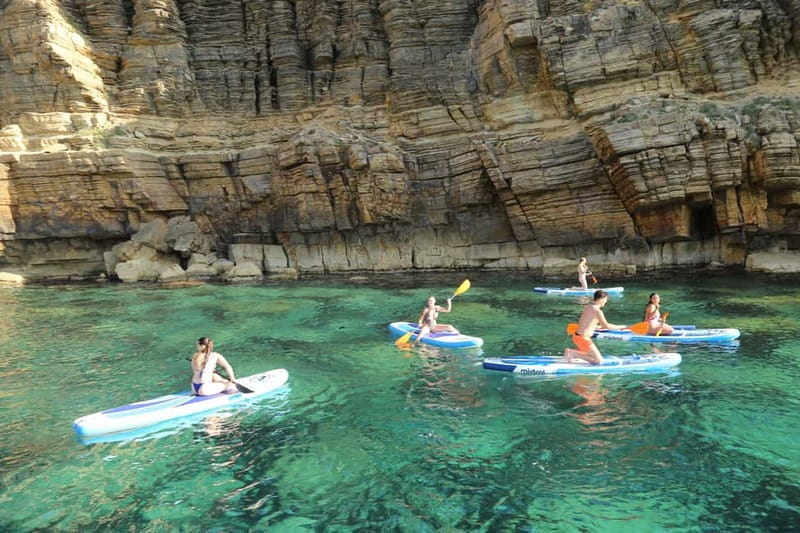 San Antonio: Cala Bassa, Cala Conta and Cave Boat Trip - San Antonio Port to Lady Virginia Ibiza: the 3.5-hour setup