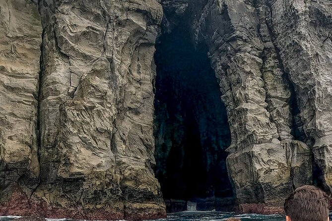 San Miguel: Boat Tour – Volcanic Wonders, Caves & History - Praia dos Moinhos: calm water, soft sand, and a final coast of rock