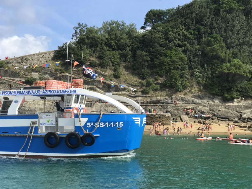 San Sebastian: Boat Tour with Stop at Santa Clara - QR audio guide: how to get your money’s worth while moving fast