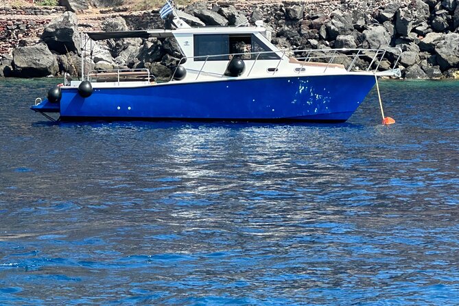 Santorini Fishing Private Cruise boat tour - BBQ, Snorkeling - Snorkeling, Swimming, and Secluded Spots in the Caldera