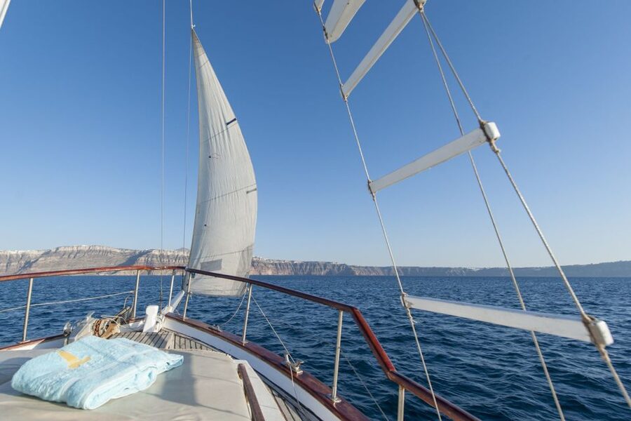 Santorini: Traditional Wooden Boat Tour with Meal and Wine - Should you book this Santorini wooden boat tour?