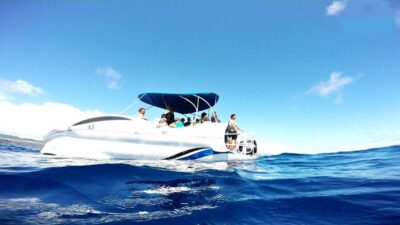 São Miguel: Glass Bottom Boat Tour with Snorkeling - The glass-bottom boat ride around the Ilhéu de Vila Franca do Campo