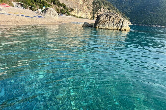 Saranda:Boat Tour to Kakome,Hidden Cave & Beaches,with snorkell. - On-board comfort: fridge snacks, music, and the guide energy