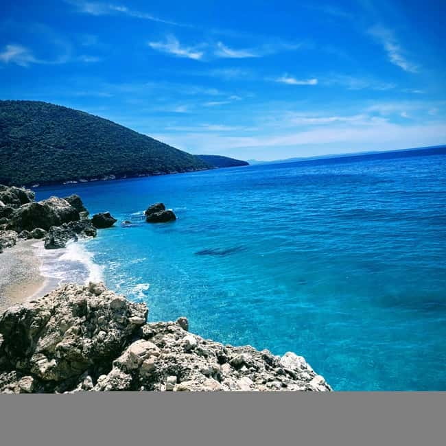 Sarandë: Boat Tour at Kroreza & Hidden Caves with Snorkeling - Plazhi i Ushtarit and Qefal: your first swims of the day
