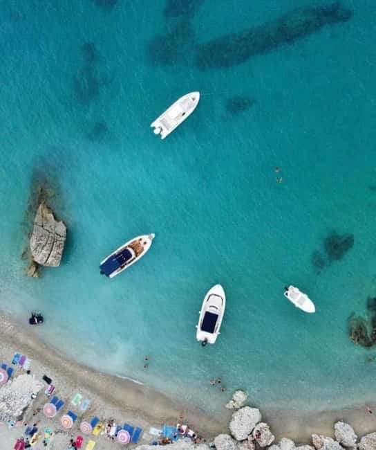 Sarandë:Krorez Boat Tour with Free Umbrella&Snorkelling mask - The Speedboat Style: Wind, Bluetooth Music, and Coastal Views
