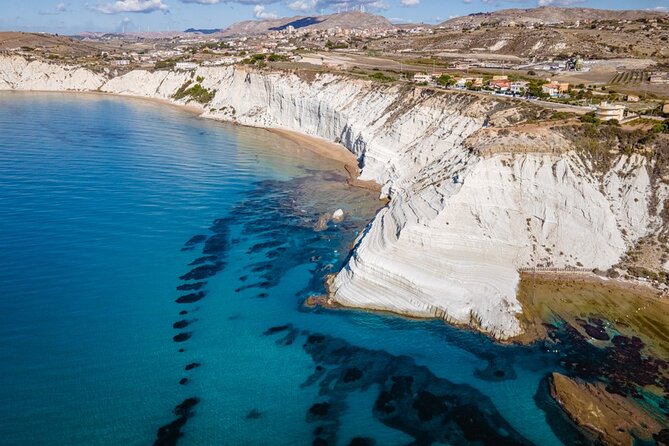 Scala dei Turchi in 3.5 hours, boat tour with stops for swimming - San Leone meeting point: easy start, no maze