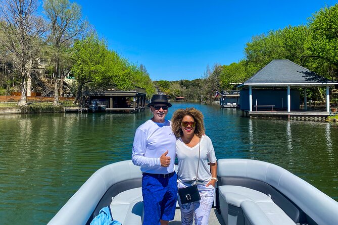 Scenic 2HR Austin Guided Lake Tour: Small Group & Full Sun Shade - The dam and the Mount Bonnell viewpoint: water management plus big Austin views